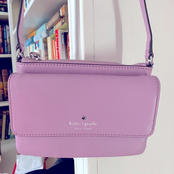COPY - BRAND NEW- LAVENDER KATE SPADE CROSSBODY!! - Picture 4 of 10